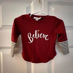 Bailey’s Blossoms Long Sleeve Shirt BELIEVE